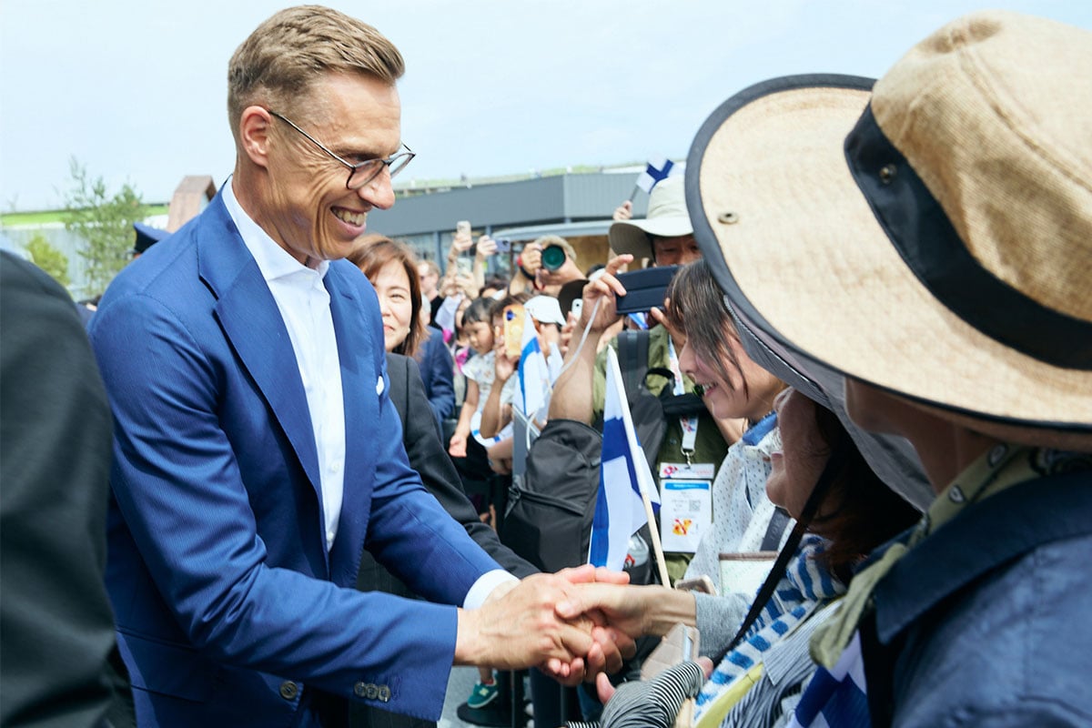 Presidentti Aleksander Stubb. Presidentti Aleksander Stubb.